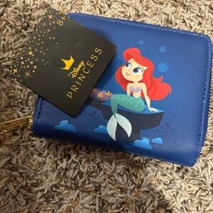 Disney Princess Ariel Blue Wallet